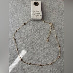 Anthropologie Tiny Clover Necklace NWT